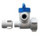 VALVOLA PRESA D'ACQUA JOHN GUEST TUBO 3/8"- FILETTO MASCHIO 1/2" - FILETTO FEMMINA BSP 1/2"