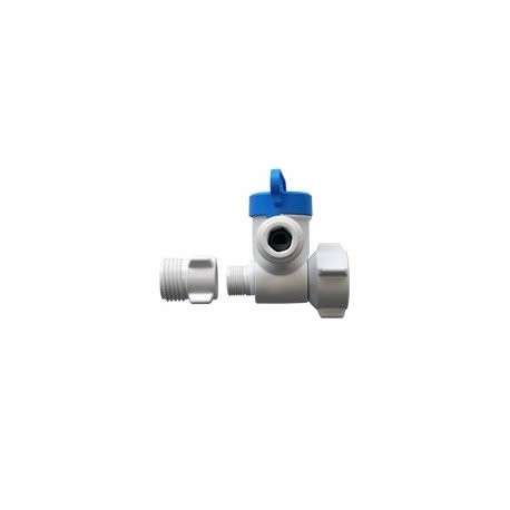 VALVOLA PRESA D'ACQUA JOHN GUEST TUBO 3/8"- FILETTO MASCHIO 1/2" - FILETTO FEMMINA BSP 1/2"