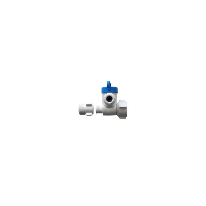 VALVOLA PRESA D'ACQUA JOHN GUEST TUBO 3/8"- FILETTO MASCHIO 1/2" - FILETTO FEMMINA BSP 1/2"