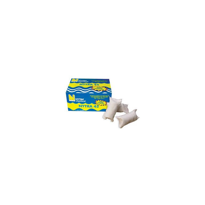 FLOCCULANTE IN SACCHETTI DI FELTRO DA 125 G