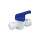 VALVOLA INTERMEDIA REGOLATORE DI FLUSSO AD INNESTO RAPIDO 3/8" X 3/8"