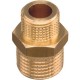 NIPPOLO IN OTTONE MASCHIO CON FILETTATURA DESTRA SINISTRA