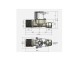 ELETTROVALVOLA 1 VIA PER EROGATORI DI ACQUA 220 V AC INGRESSO 3/4"MASCHIO CODOLO 8 mm